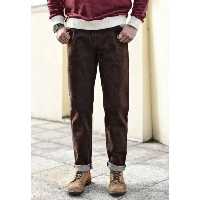 Levis Jeans 501 - Saucezhan Men Jeans Brown Jeans Men