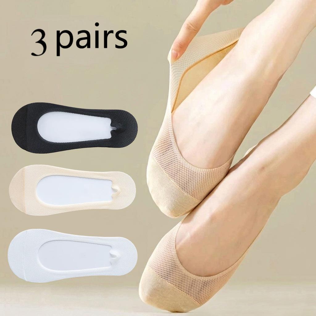 3Pairs,Women Invisible No Show - Invisibility Sock Loafer recension och pris