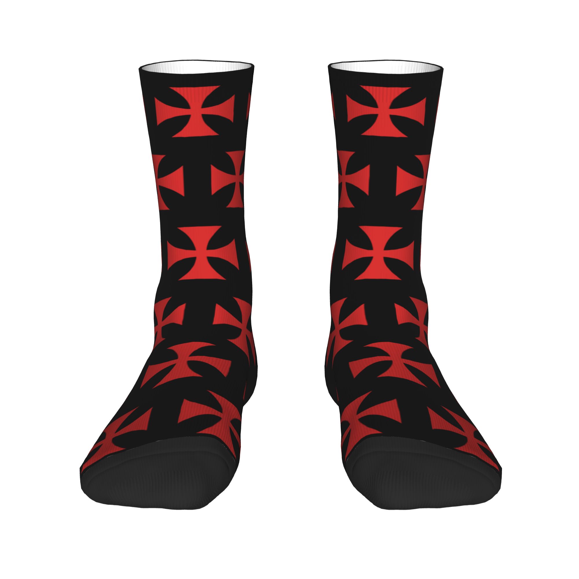 Custom Red Templar Cross Knigh - Dress Sock Men recension och pris