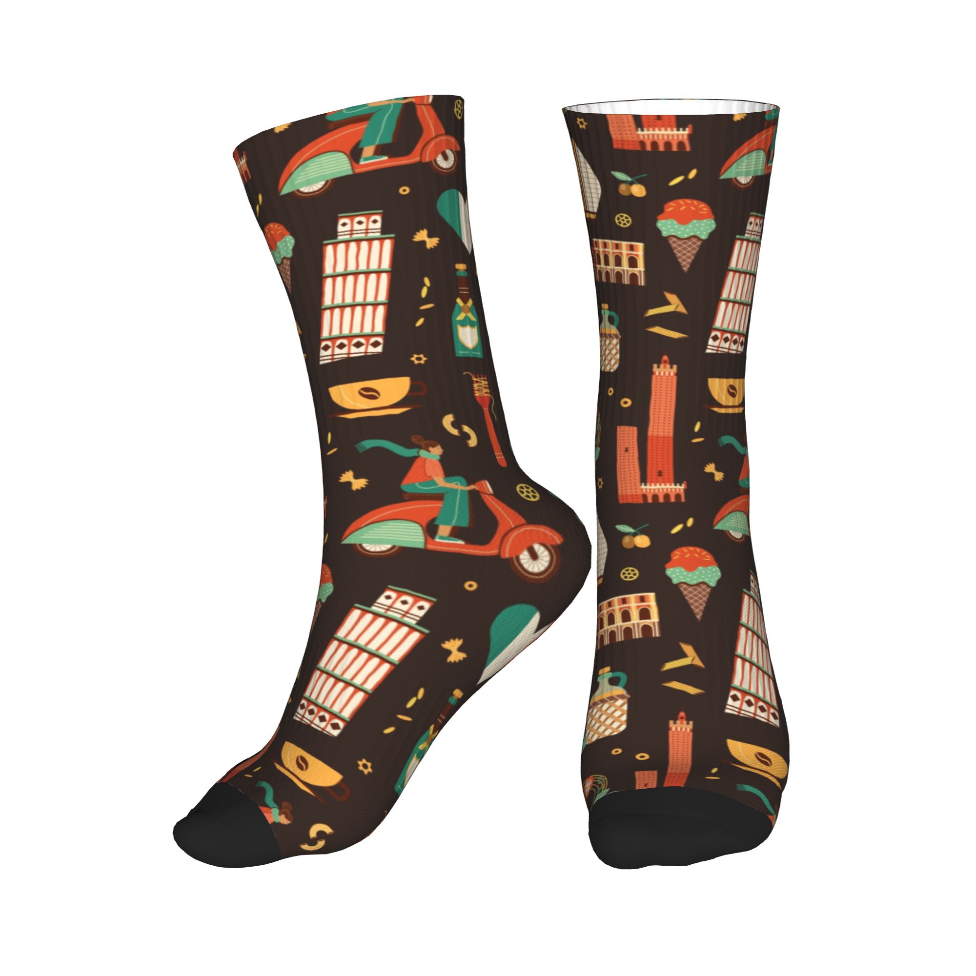 Italy Travel Italian Food Land - Dress Sock Men recension och pris