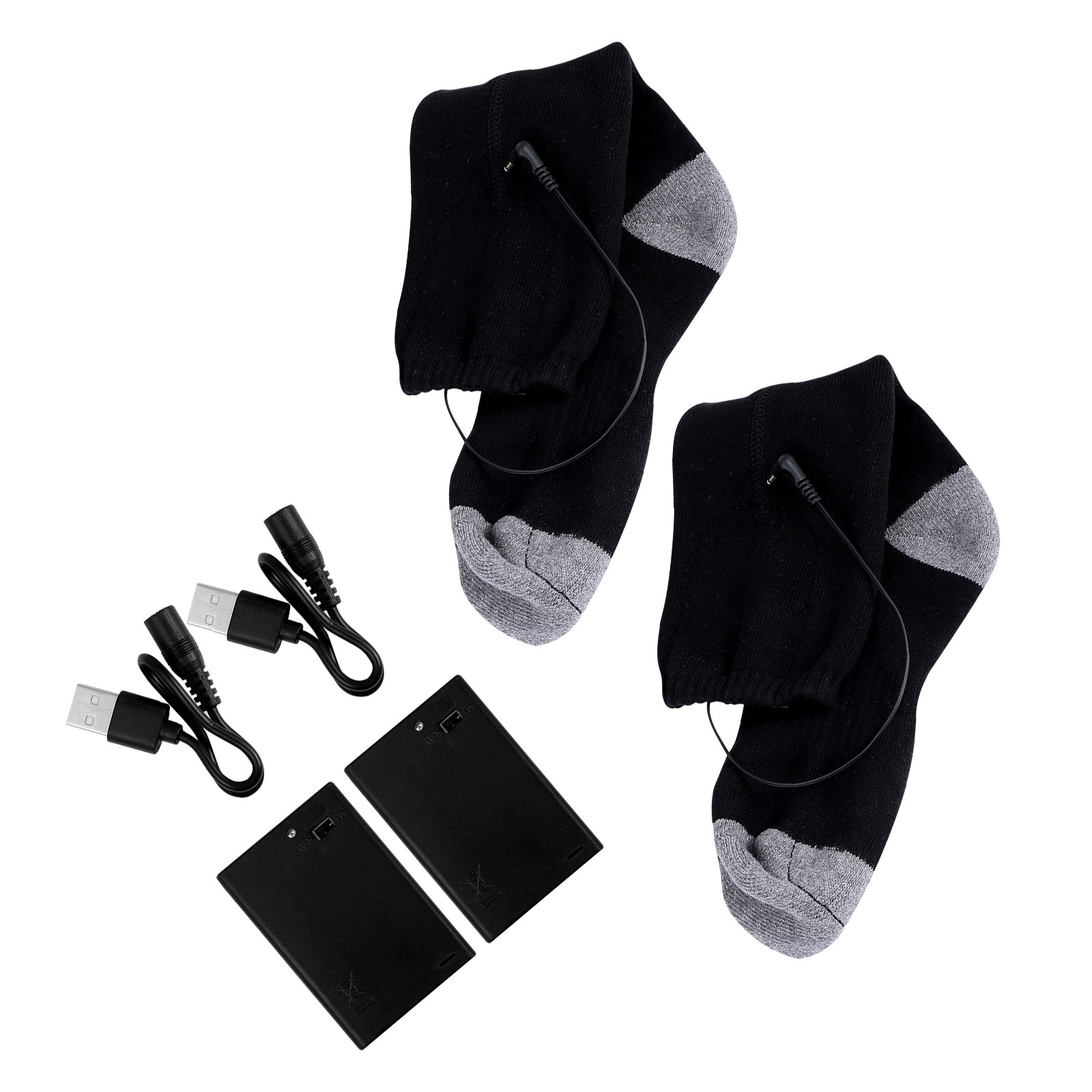 1Set Heated Socks USB Warm Fee - Thermal Sock Winter recension och pris