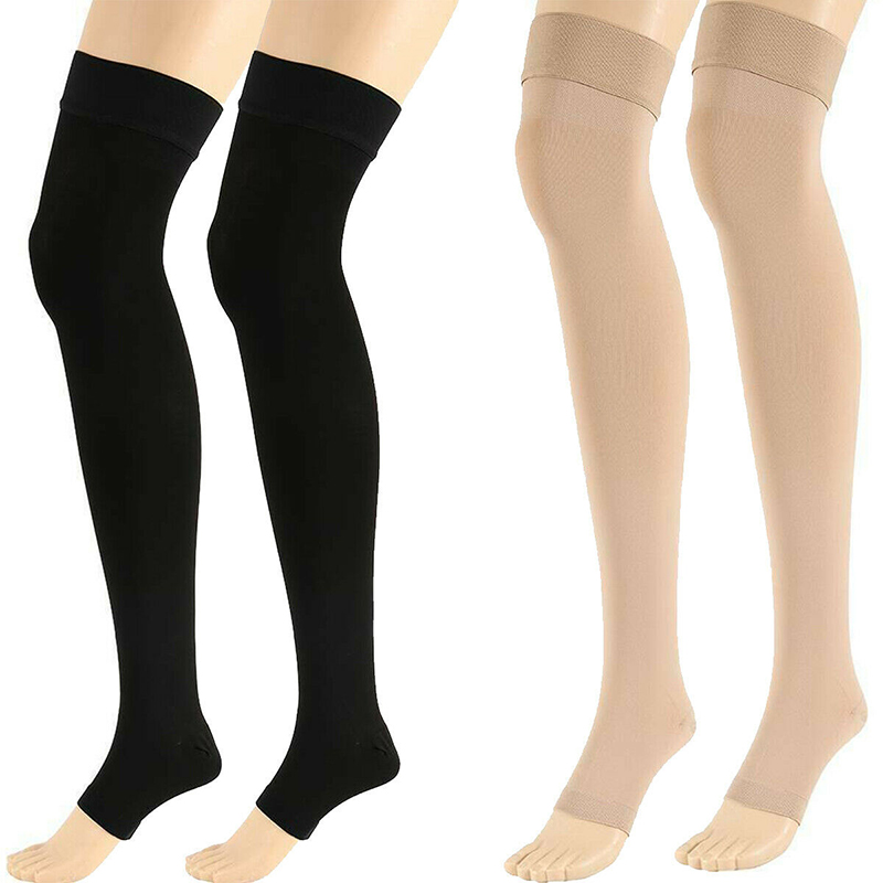 1 Pair Open Toe Knee-High Medi - Compression Sock Medical recension och pris