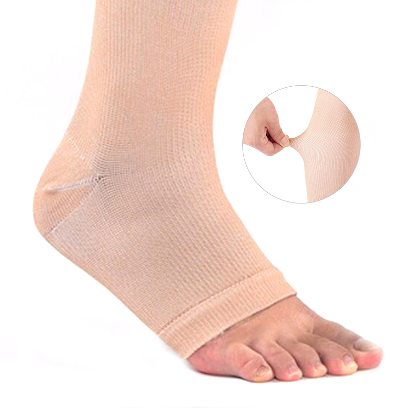 1 Pair Open Toe Knee-High Medi - Compression Sock Medical recension och pris